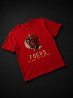 FOCUS: RED REGULAR TEE