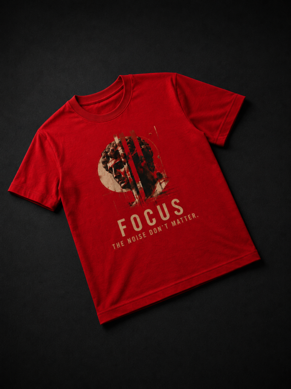 FOCUS: RED REGULAR TEE
