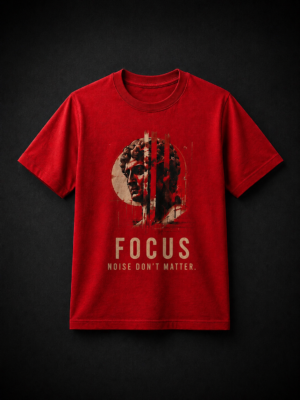 FOCUS: RED REGULAR TEE