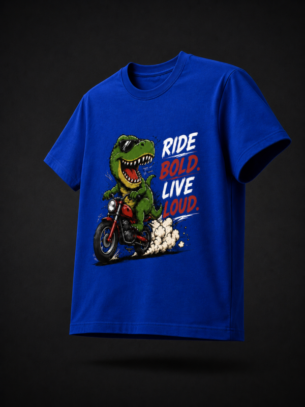 MR CROC: ROYAL BLUE REGULAR TEE