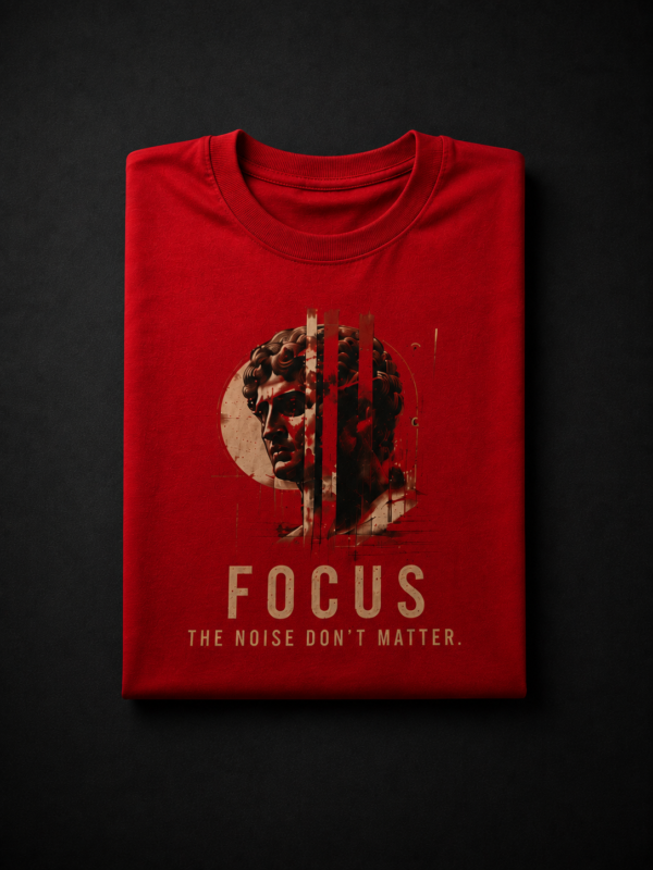FOCUS: RED REGULAR TEE