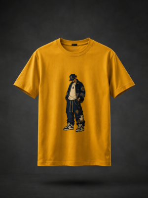 FUNKY BOY TOON: MUSTARD YELLOW REGULAT TEE