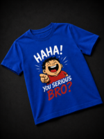 HA HA MEME: ROYAL BLUE REGULAR TEE