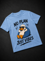 NO PLAN: SKY BLUE REGULAR TEE