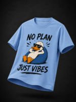 NO PLAN: SKY BLUE REGULAR TEE
