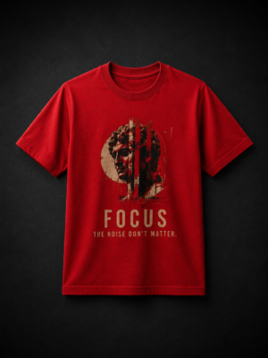 FOCUS: RED REGULAR TEE