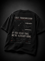 LAST TRANSMISSION: BLACK OVERSIZED TEE