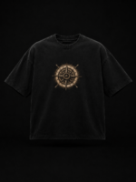 SMUGGLER'S LOG: BLACK OVERSIZED TEE