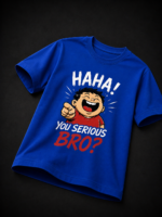 HA HA MEME: ROYAL BLUE REGULAR TEE