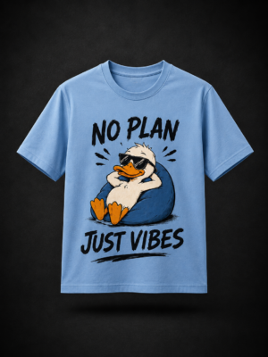 NO PLAN: SKY BLUE REGULAR TEE