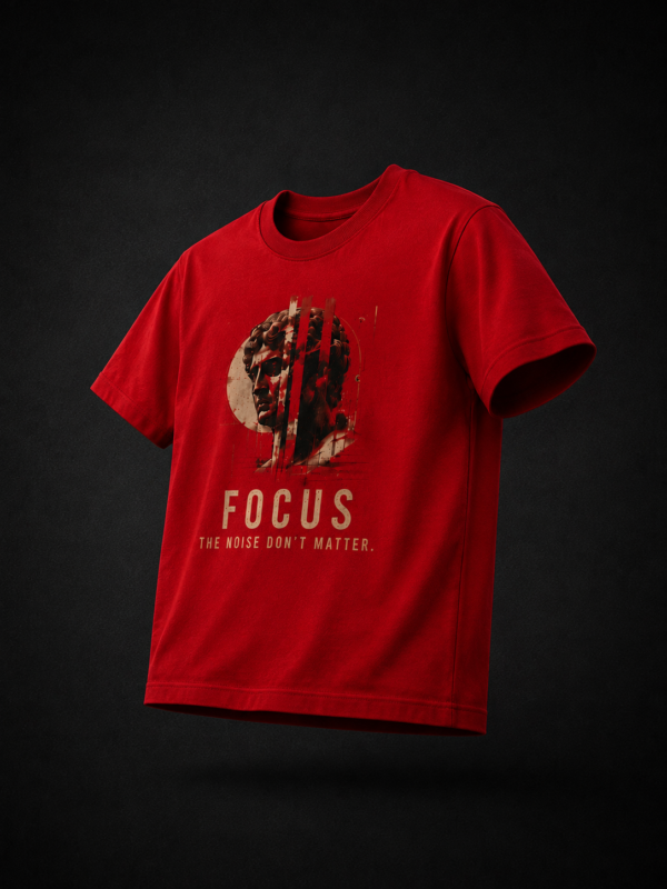 FOCUS: RED REGULAR TEE