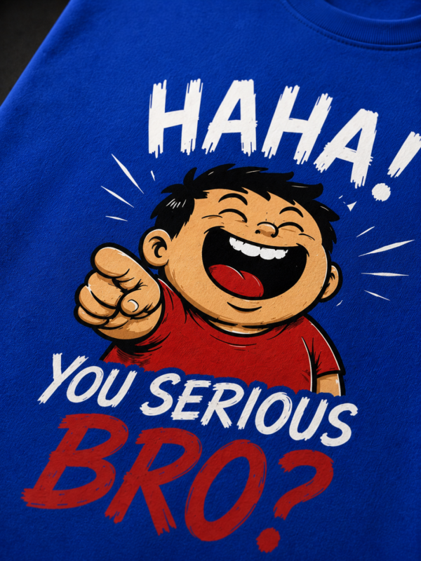 HA HA MEME: ROYAL BLUE REGULAR TEE