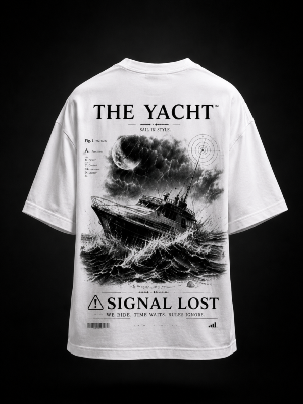 SIGNAL LOST: WHITE OVERSIZED TEE