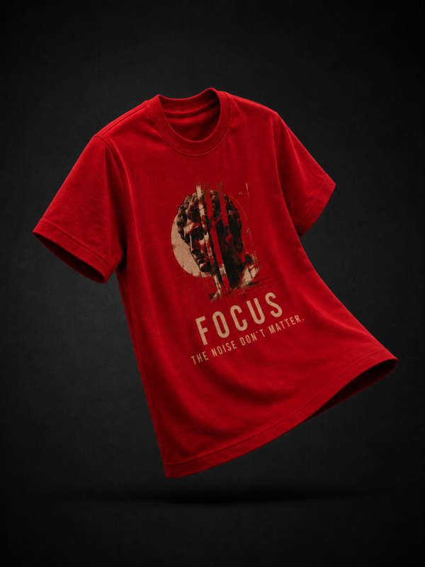 FOCUS: RED REGULAR TEE