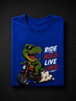 MR CROC: ROYAL BLUE REGULAR TEE