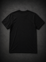 CHILL PANDA TOON: BLACK REGULAR TEE