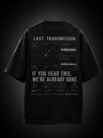 LAST TRANSMISSION: BLACK OVERSIZED TEE