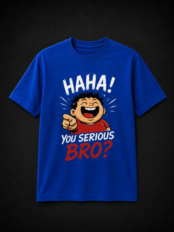 HA HA MEME: ROYAL BLUE REGULAR TEE