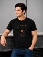 Regular T Shirt Black Create your own reality