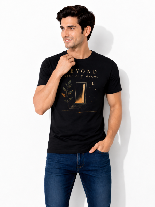 Regular T Shirt Black Beyond step up grow