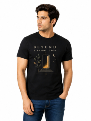 Regular T Shirt Black Beyond step up grow