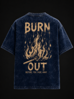 BURN OUT: ACID WASH OVERSIZED TEE