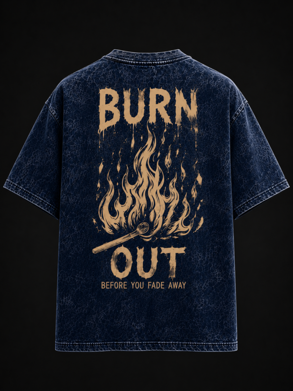 BURN OUT: ACID WASH OVERSIZED TEE
