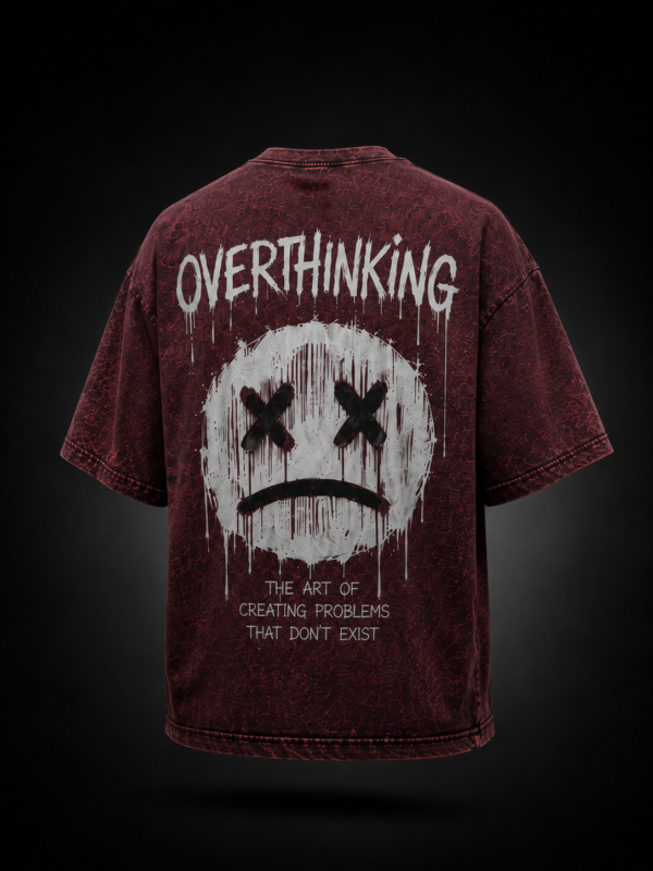 THE ART OF OVERTHINKING: ACID WASH OVERSIZED TEE