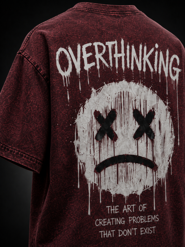 THE ART OF OVERTHINKING: ACID WASH OVERSIZED TEE