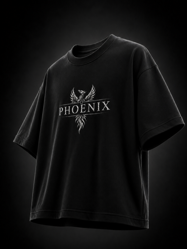 PHOENIX WHITE: OVERSIZED TEE
