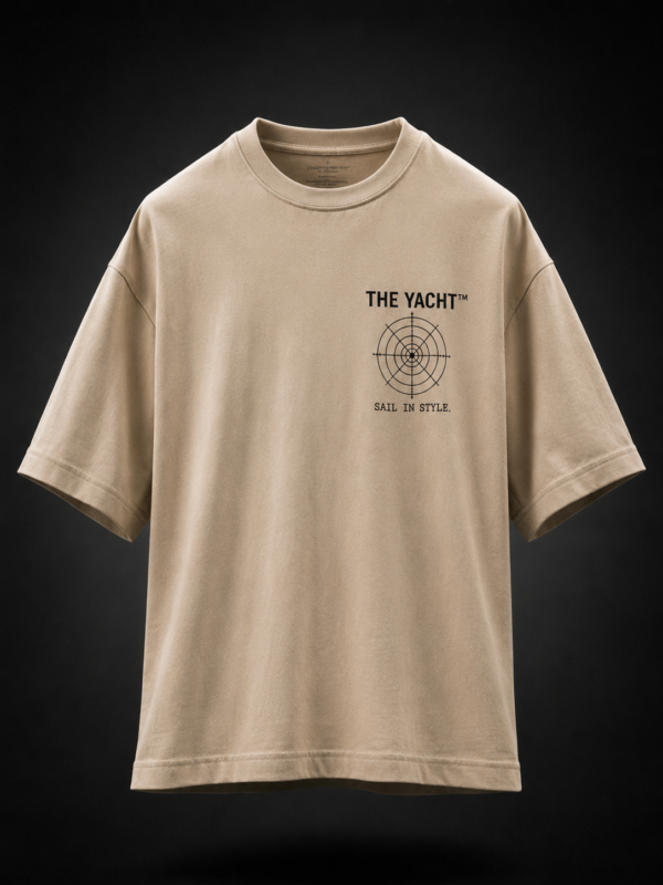 LAST TRANSMISSION: BEIGE OVERSIZED TEE