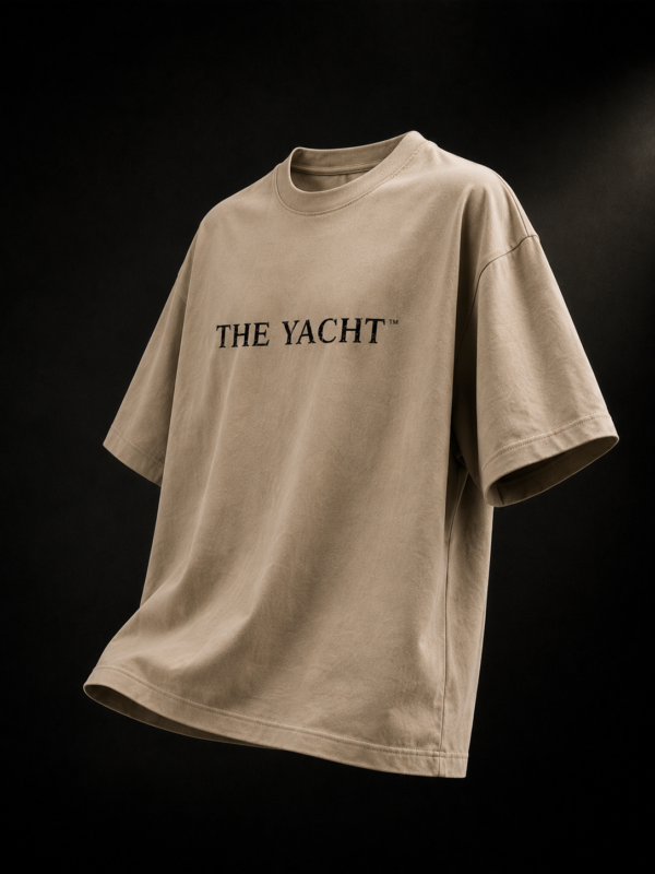 LAST TRANSMISSION: BEIGE OVERSIZED TEE