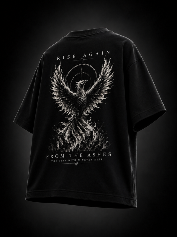 PHOENIX WHITE: OVERSIZED TEE