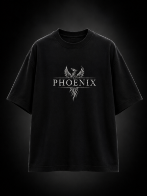 PHOENIX WHITE: OVERSIZED TEE