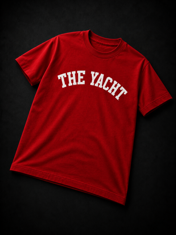 THE YACHT: RED REGULAR TEE
