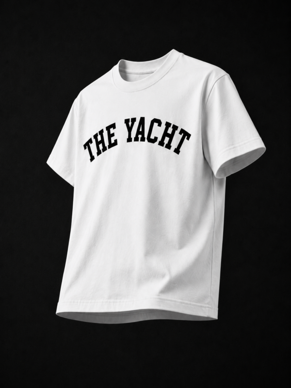 THE YACHT: WHITE REGULAR TEE
