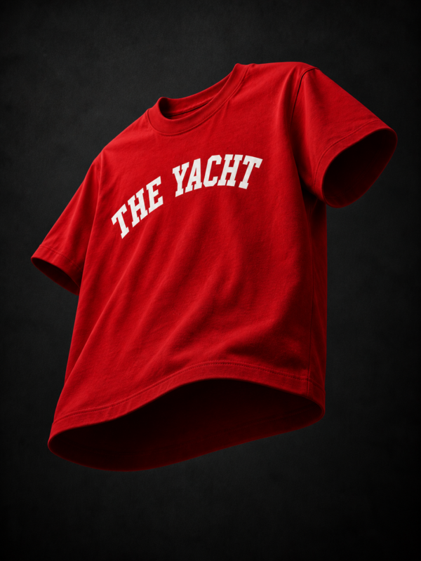THE YACHT: RED REGULAR TEE