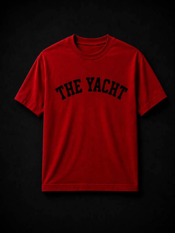 THE YACHT: RED REGULAR TEE