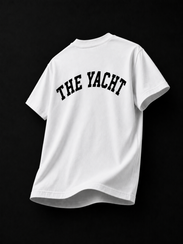 THE YACHT: WHITE REGULAR TEE