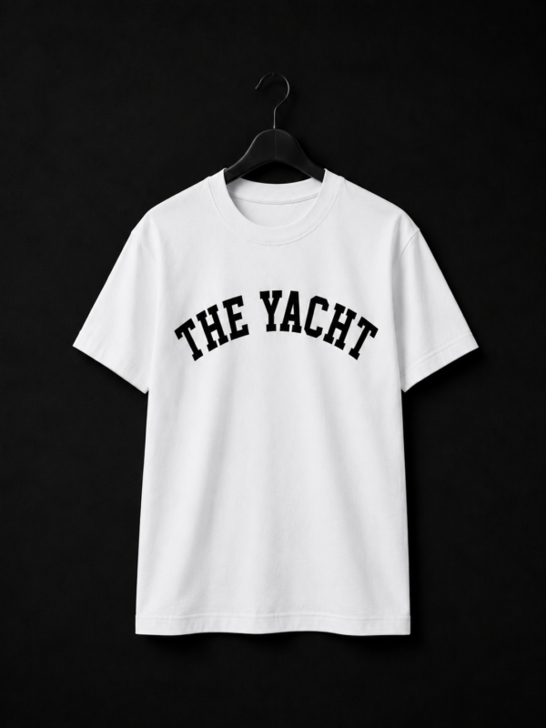 THE YACHT: WHITE REGULAR TEE