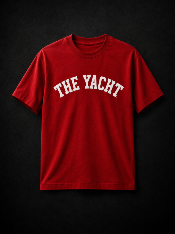 THE YACHT: RED REGULAR TEE