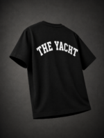 THE YACHT: BLACK REGULAR TEE
