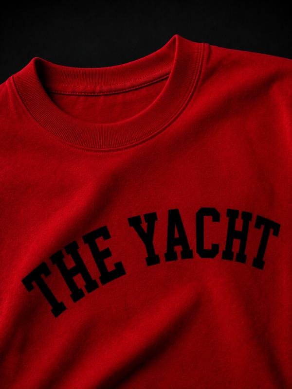 THE YACHT: RED REGULAR TEE