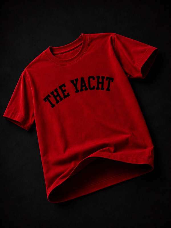 THE YACHT: RED REGULAR TEE